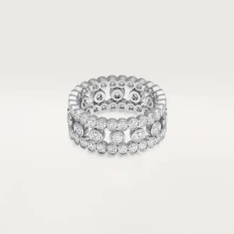 Δαχτυλίδι Broderie De Cartier, τριπλή σειρά, διαμάντια