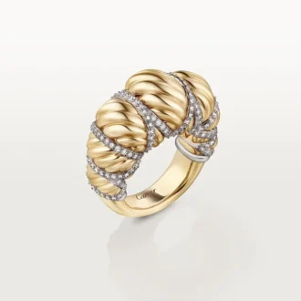 Δαχτυλίδι Cartier Libre Tressage, Διαμάντια