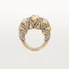 Δαχτυλίδι Cartier Libre Tressage, Διαμάντια Δαχτυλίδι Cartier Libre Tressage, Διαμάντια