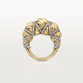Δαχτυλίδι Cartier Libre Tressage, Διαμάντια