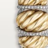 Δαχτυλίδι Cartier Libre Tressage, Διαμάντια Δαχτυλίδι Cartier Libre Tressage, Διαμάντια