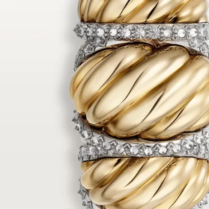 Δαχτυλίδι Cartier Libre Tressage, Διαμάντια Δαχτυλίδι Cartier Libre Tressage, Διαμάντια