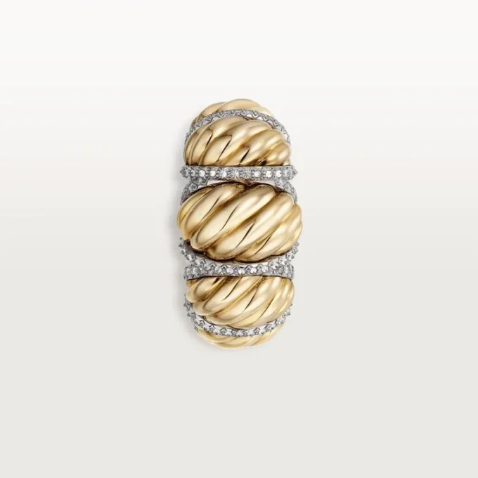 Δαχτυλίδι Cartier Libre Tressage, Διαμάντια Δαχτυλίδι Cartier Libre Tressage, Διαμάντια