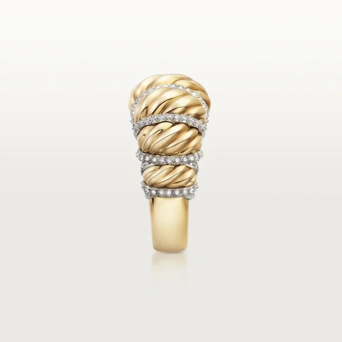 Δαχτυλίδι Cartier Libre Tressage, Διαμάντια Δαχτυλίδι Cartier Libre Tressage, Διαμάντια