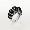 Δαχτυλίδι Cartier Libre Tressage, Μετακουαρτζίτης, Διαμάντια