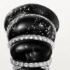 Δαχτυλίδι Cartier Libre Tressage, Μετακουαρτζίτης, Διαμάντια