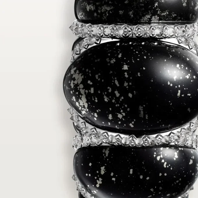 Δαχτυλίδι Cartier Libre Tressage, Μετακουαρτζίτης, Διαμάντια