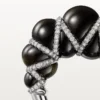 Δαχτυλίδι Cartier Libre Tressage, Οψιδιανός, Διαμάντια