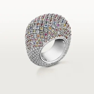 Δαχτυλίδι Cartier Libre Tuttitutti, ζαφείρια Umba, διαμάντια