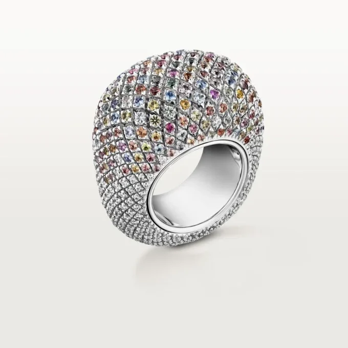 Δαχτυλίδι Cartier Libre Tuttitutti, ζαφείρια Umba, διαμάντια