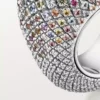 Δαχτυλίδι Cartier Libre Tuttitutti, ζαφείρια Umba, διαμάντια
