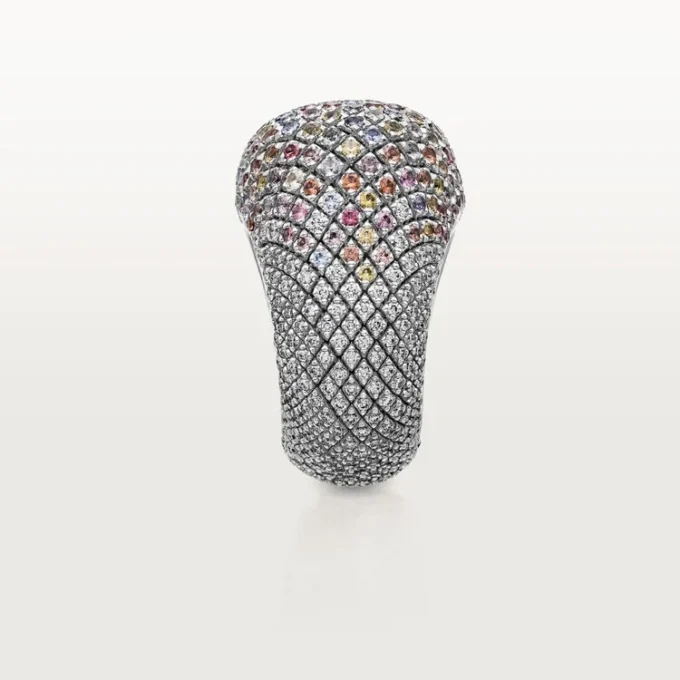 Δαχτυλίδι Cartier Libre Tuttitutti, ζαφείρια Umba, διαμάντια