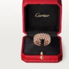 Δαχτυλίδι Clash De Cartier, διπλή σειρά, με πάβινγκ