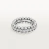 Δαχτυλίδι Clash De Cartier, μικρό μοντέλο, με πάβες Δαχτυλίδι Clash De Cartier, μικρό μοντέλο, με πάβες