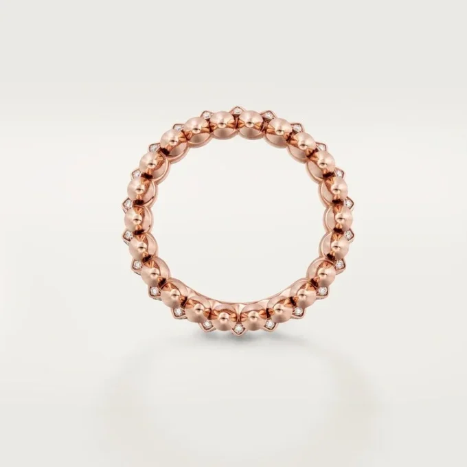 Δαχτυλίδι Clash De Cartier, μικρό μοντέλο, με πάβες Δαχτυλίδι Clash De Cartier, μικρό μοντέλο, με πάβες