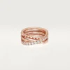 Δαχτυλίδι Etincelle De Cartier – Ροζ χρυσός, διαμάντια – Cartier