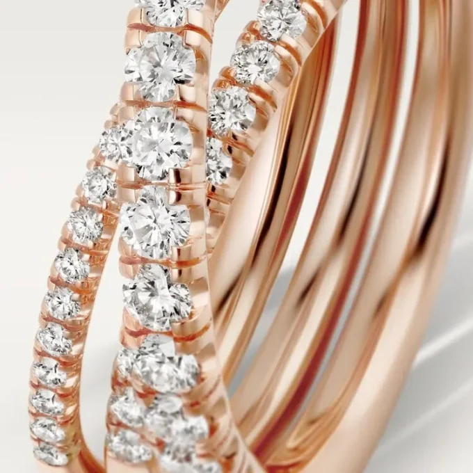 Δαχτυλίδι Etincelle De Cartier – Ροζ χρυσός, διαμάντια – Cartier Δαχτυλίδι Etincelle De Cartier – Ροζ χρυσός, διαμάντια – Cartier