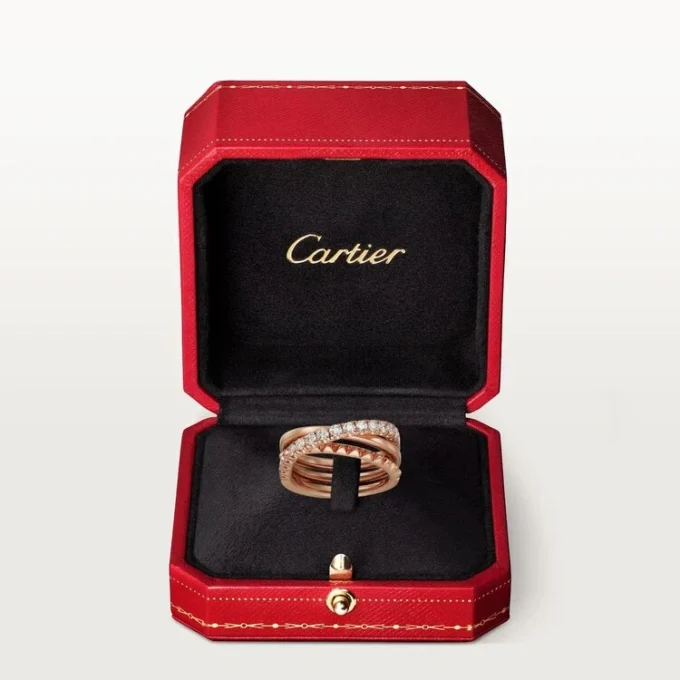 Δαχτυλίδι Etincelle De Cartier – Ροζ χρυσός, διαμάντια – Cartier