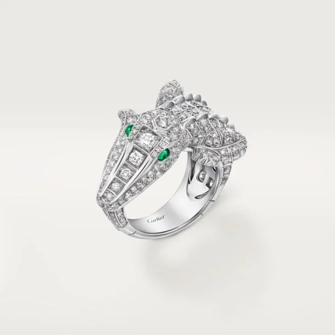 Δαχτυλίδι Faune Et Flore De Cartier, με πάβινγκ