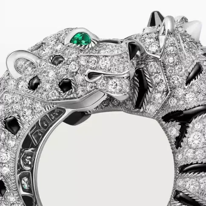 Δαχτυλίδι Indomptables De Cartier, με πάβινγκ