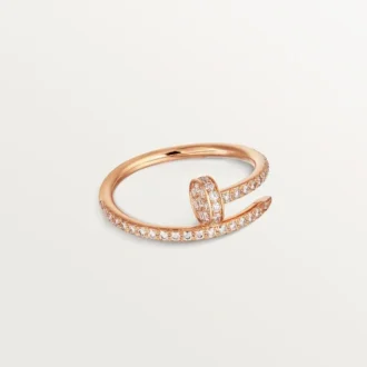 Δαχτυλίδι Juste Un Clou – Ροζ χρυσός, διαμάντια – Cartier