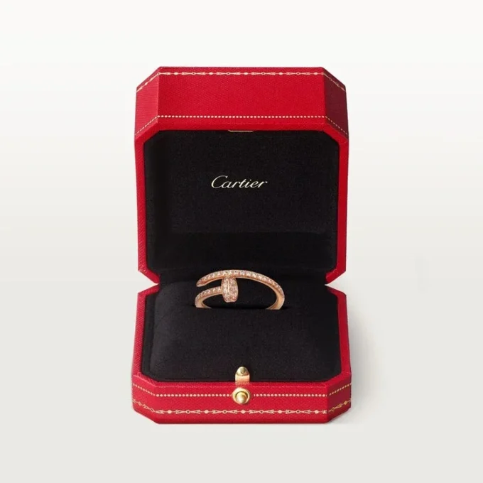 Δαχτυλίδι Juste Un Clou – Ροζ χρυσός, διαμάντια – Cartier Δαχτυλίδι Juste Un Clou – Ροζ χρυσός, διαμάντια – Cartier