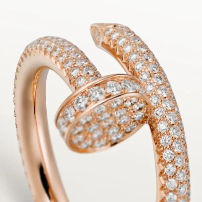Δαχτυλίδι Juste Un Clou – Ροζ χρυσός, διαμάντια – Cartier Δαχτυλίδι Juste Un Clou – Ροζ χρυσός, διαμάντια – Cartier