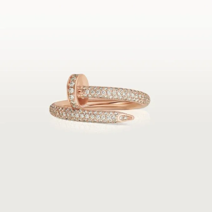 Δαχτυλίδι Juste Un Clou – Ροζ χρυσός, διαμάντια – Cartier Δαχτυλίδι Juste Un Clou – Ροζ χρυσός, διαμάντια – Cartier