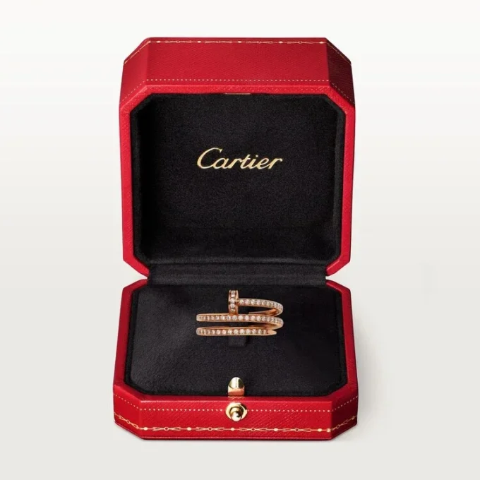 Δαχτυλίδι Juste Un Clou – Ροζ χρυσός, διαμάντια – Cartier Δαχτυλίδι Juste Un Clou – Ροζ χρυσός, διαμάντια – Cartier