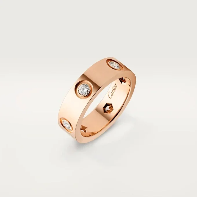 Δαχτυλίδι Love – Ροζ χρυσός, διαμάντια – Cartier Δαχτυλίδι Love – Ροζ χρυσός, διαμάντια – Cartier