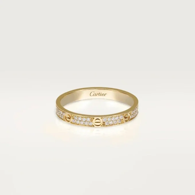 Δαχτυλίδι Love, Sm – Κίτρινο χρυσό, Διαμάντια – Cartier