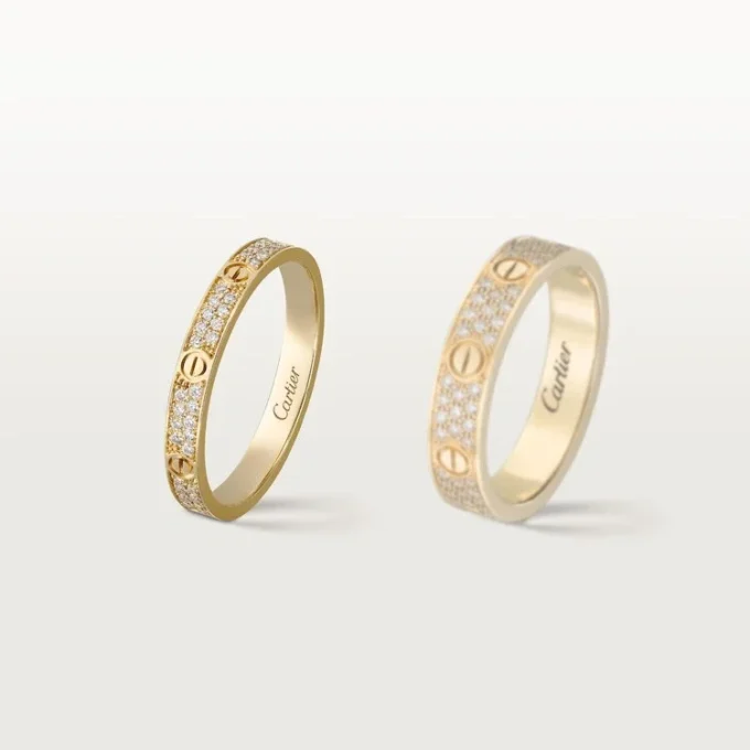 Δαχτυλίδι Love, Sm – Κίτρινο χρυσό, Διαμάντια – Cartier