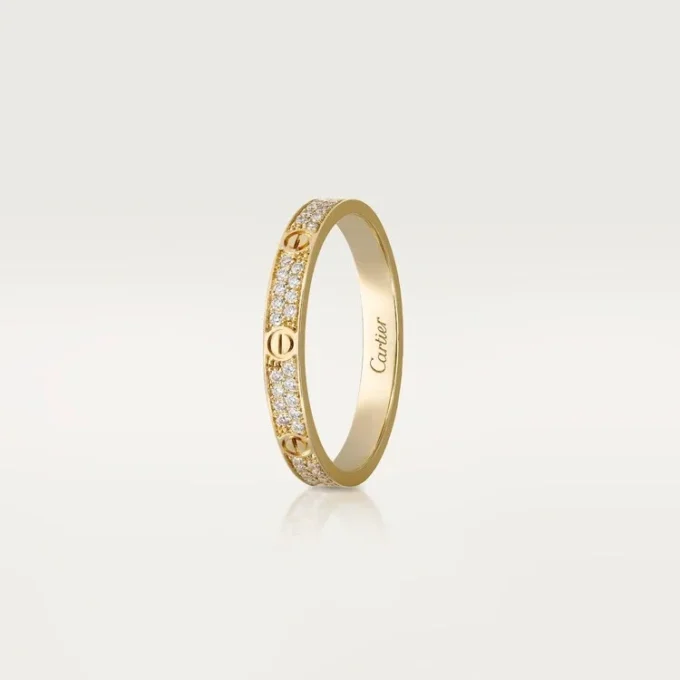Δαχτυλίδι Love, Sm – Κίτρινο χρυσό, Διαμάντια – Cartier