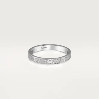 Δαχτυλίδι Love, Sm – Λευκόχρυσο, Διαμάντια – Cartier