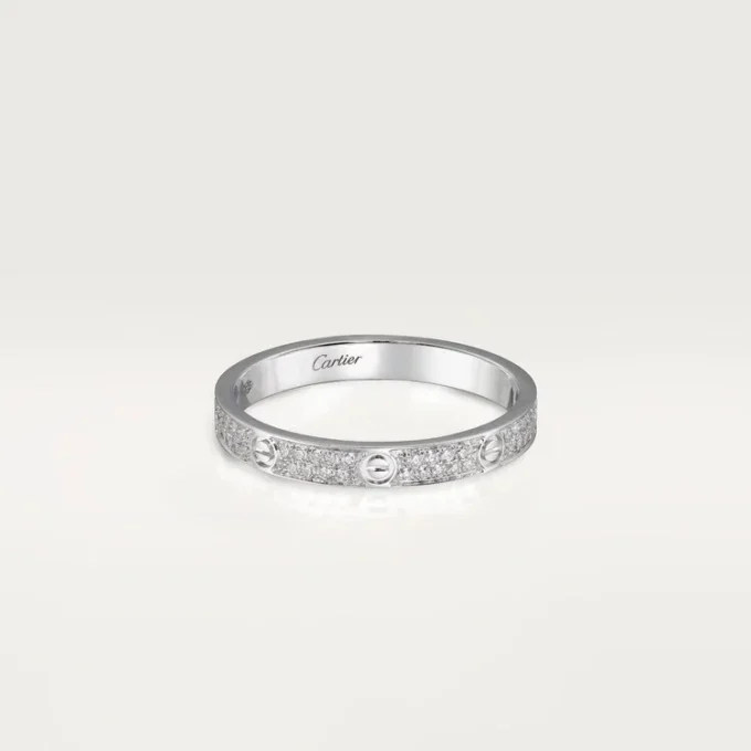 Δαχτυλίδι Love, Sm – Λευκόχρυσο, Διαμάντια – Cartier