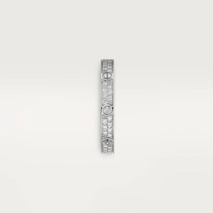 Δαχτυλίδι Love, Sm – Λευκόχρυσο, Διαμάντια – Cartier