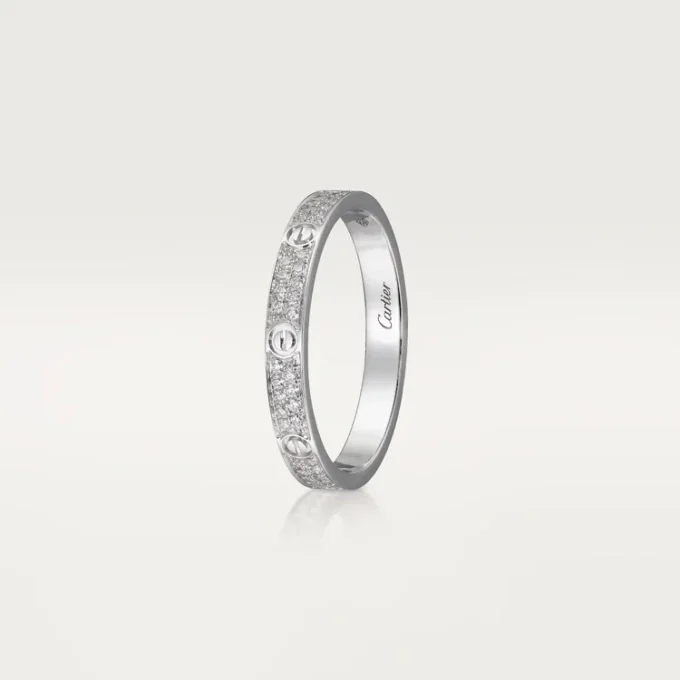 Δαχτυλίδι Love, Sm – Λευκόχρυσο, Διαμάντια – Cartier