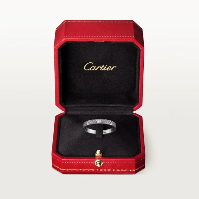 Δαχτυλίδι Love, Sm – Λευκόχρυσο, Διαμάντια – Cartier