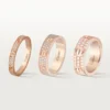 Δαχτυλίδι Love, Sm – Ροζ χρυσός, διαμάντια – Cartier