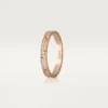 Δαχτυλίδι Love, Sm – Ροζ χρυσός, διαμάντια – Cartier