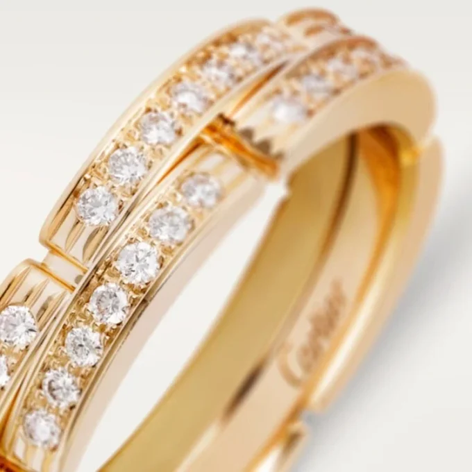 Δαχτυλίδι Maillon Panthere – Κίτρινο χρυσό, διαμάντια – Cartier