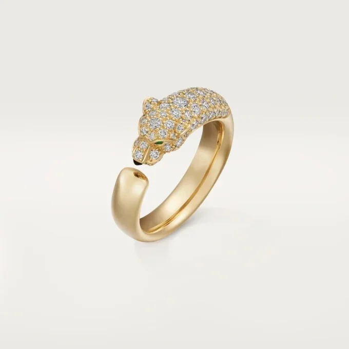 Δαχτυλίδι με διαμάντια Panthere De Cartier, κίτρινο χρυσό | Cartier Us