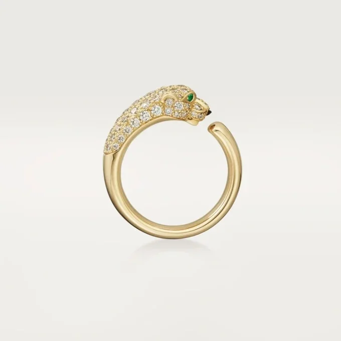 Δαχτυλίδι με διαμάντια Panthere De Cartier, κίτρινο χρυσό | Cartier Us