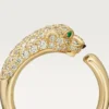 Δαχτυλίδι με διαμάντια Panthere De Cartier, κίτρινο χρυσό | Cartier Us