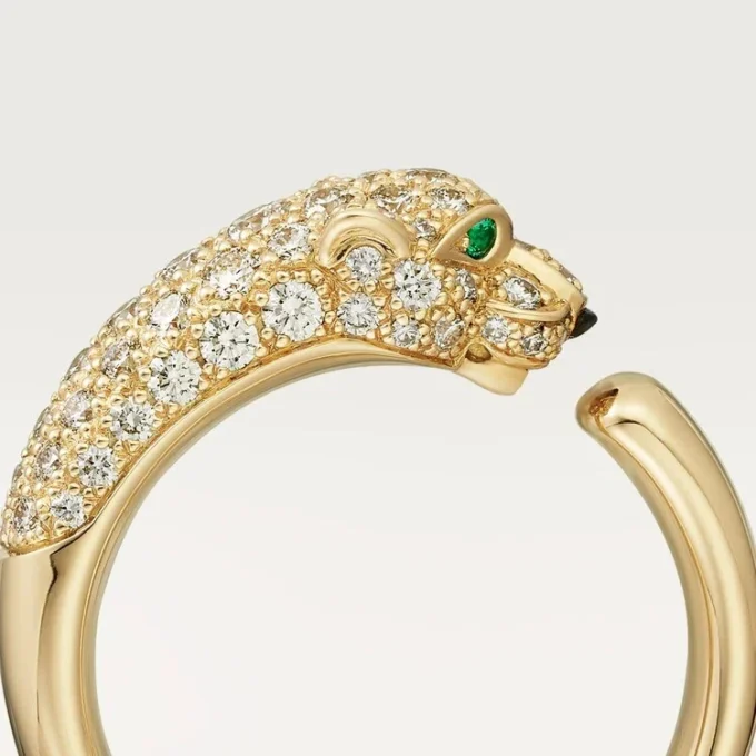 Δαχτυλίδι με διαμάντια Panthere De Cartier, κίτρινο χρυσό | Cartier Us