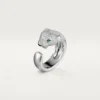 Δαχτυλίδι με διαμάντια Panthere De Cartier, Λευκόχρυσο | Cartier Us