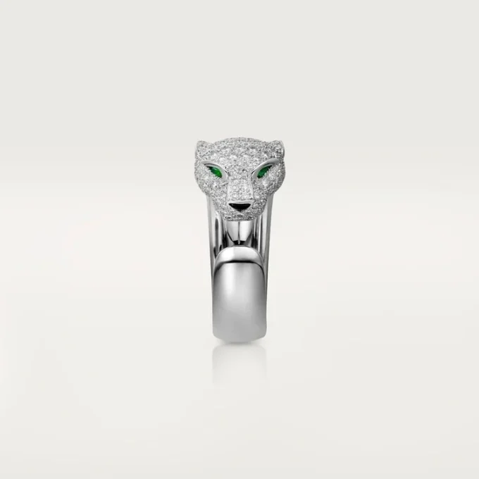 Δαχτυλίδι με διαμάντια Panthere De Cartier, Λευκόχρυσο | Cartier Us