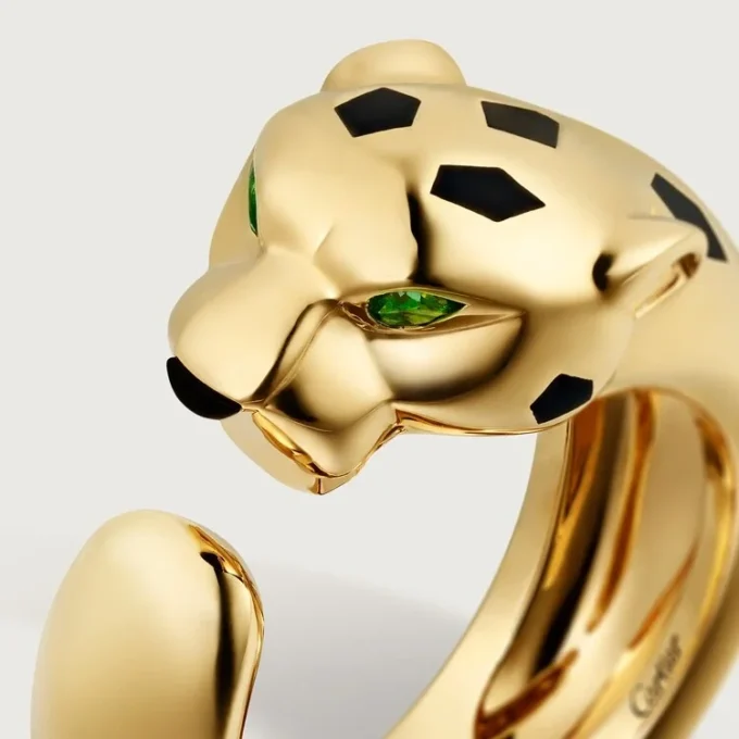 Δαχτυλίδι Panthere De Cartier από κίτρινο χρυσό και όνυχα | Cartier Us