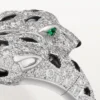 Δαχτυλίδι Panthere De Cartier, αρθρωτό, με πάβινγκ Δαχτυλίδι Panthere De Cartier, αρθρωτό, με πάβινγκ
