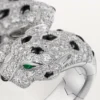 Δαχτυλίδι Panthere De Cartier, αρθρωτό, με πάβινγκ Δαχτυλίδι Panthere De Cartier, αρθρωτό, με πάβινγκ